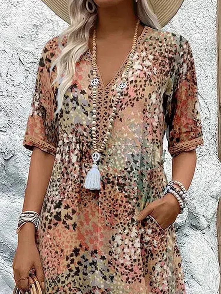 Sundown Style | Cheerful Mid Dress