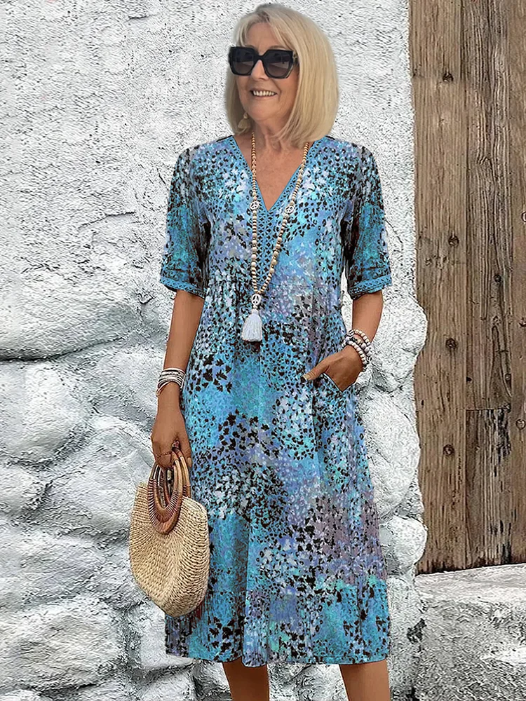 Sundown Style | Cheerful Mid Dress