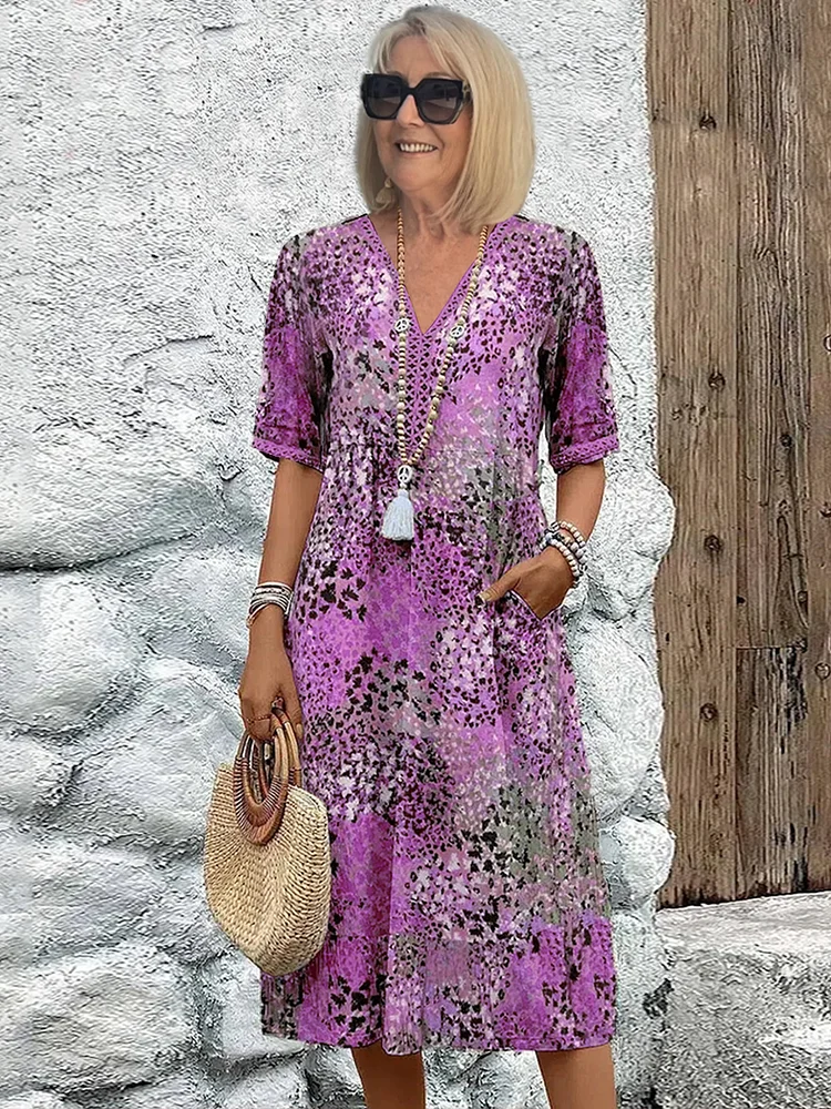 Sundown Style | Cheerful Mid Dress