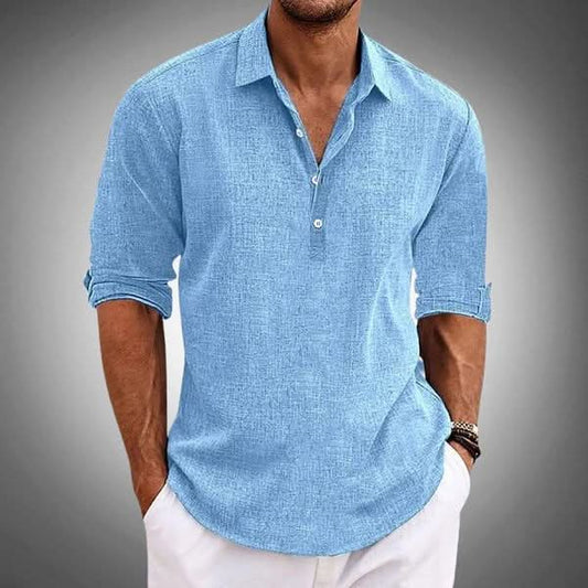 Sundown Style | Classic Linen Blouse