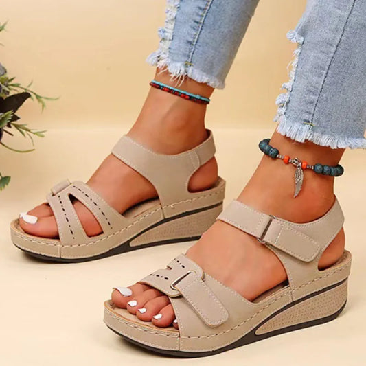 Sundown Style | ComfortEase Open-Toe Sandals