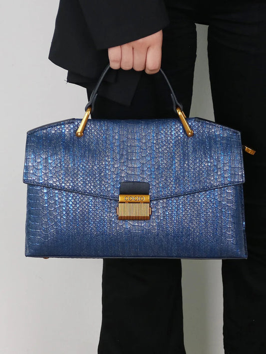 Sundown Style | Python Skin Embossed Bag
